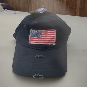American Beauty USA flag trucker cap new